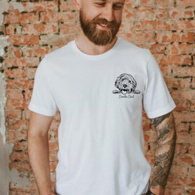 Goldendoodle Dad Pet Lovers Custom T-shirt