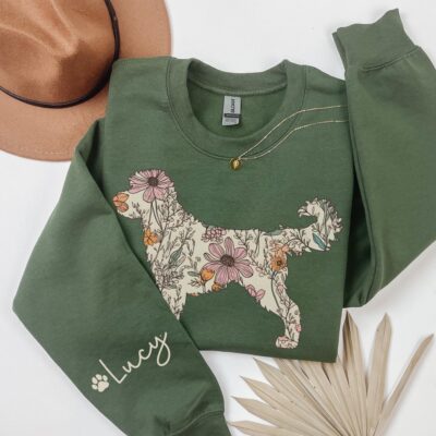 Goldendoodle Wildflower Custom Sweatshirt