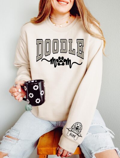 Goldendoodle Mom Paws Custom Sweatshirt