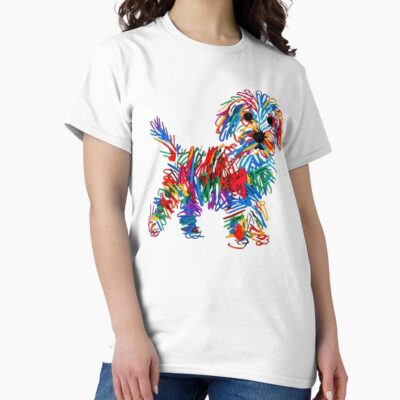 Goldendoodle Graphic Print T-shirt