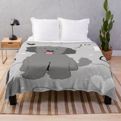 Goldendoodle Classic Graphic Throw Blanket