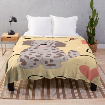 Goldendoodle Iconic Graphic Throw Blanket