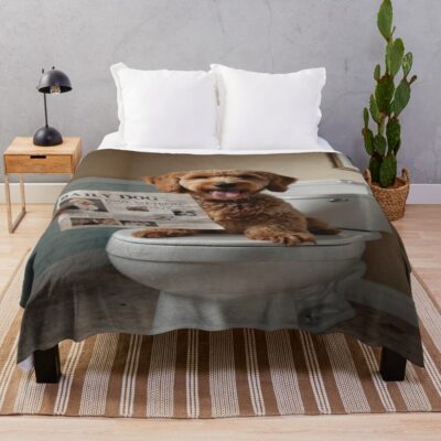 Goldendoodle Exclusive Series Throw Blanket