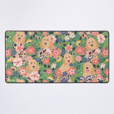 Goldendoodle Signature Illustration Mouse Pad
