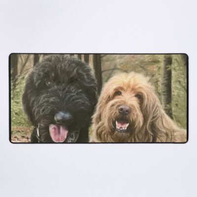 Goldendoodle Iconic Artwork Mouse Pad