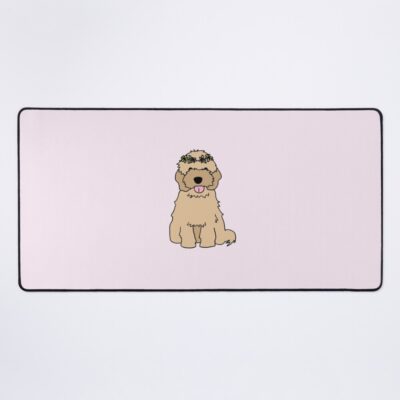 Goldendoodle Retro Design Mouse Pad