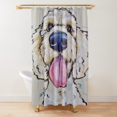Goldendoodle Heritage Series Shower Curtain