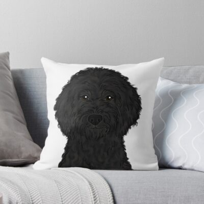 Goldendoodle Exclusive Edition Throw Pillow