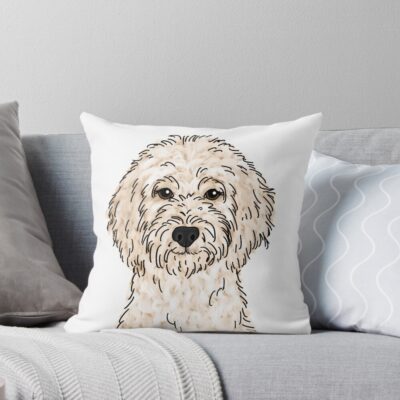 Goldendoodle Legacy Series Throw Pillow